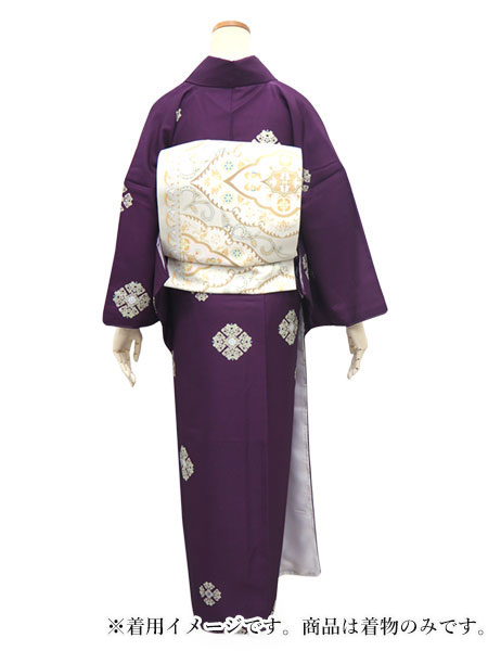 着物 袷 洗える 小紋 S M L 洗える着物 仕立て上がり オリジナル 単品