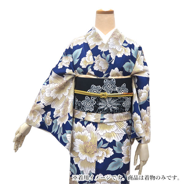 着物 袷 洗える 小紋 S M L 洗える着物 仕立て上がり オリジナル 単品