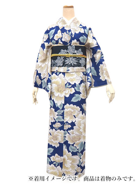着物 袷 洗える 小紋 S M L 洗える着物 仕立て上がり オリジナル 単品