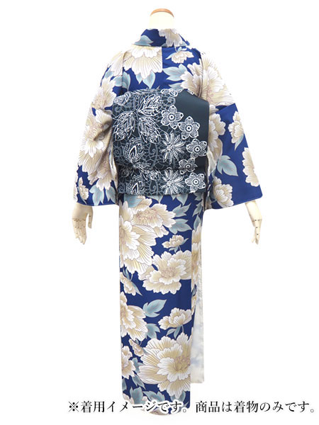 着物 袷 洗える 小紋 S M L 洗える着物 仕立て上がり オリジナル 単品