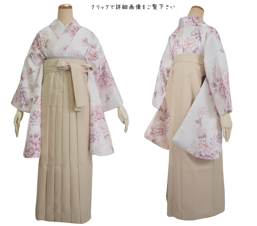 淡いピンク地牡丹と菊