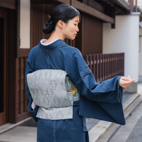洗えるシルクタッチ訪問着フルセット４点　美品着物+名古屋帯+帯締め+帯揚げ 洗えるシルクタッチ訪問着フルセット4点 美品着物+名古屋帯+