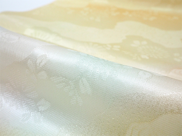 帯揚げ 帯締め セット 正絹 山吹 淡緑 ぼかし おびあげ 茶 金 高麗 平