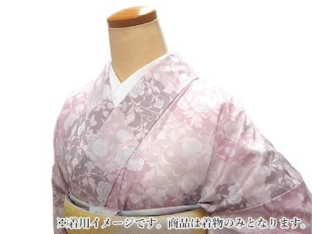平和屋着物▽小紋　単衣　更紗花鳥文　洗える着物　DAAV5731az 更紗 着物のおすすめ人気商品一覧 通販 - Yahoo!ショッピング