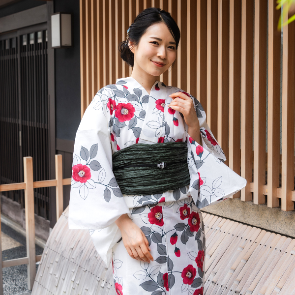 浴衣 レディース 浴衣セット ( ゆかた へこ帯 下駄 ) 30代 40代 50代