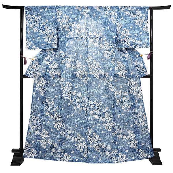 ※れん様援用ページ：A-2434 夏着物 洗える着物 綿ポリ 糸菊 着物 夏 絽 洗える 10種類 フリーサイズ 仕立て上がり 洗える