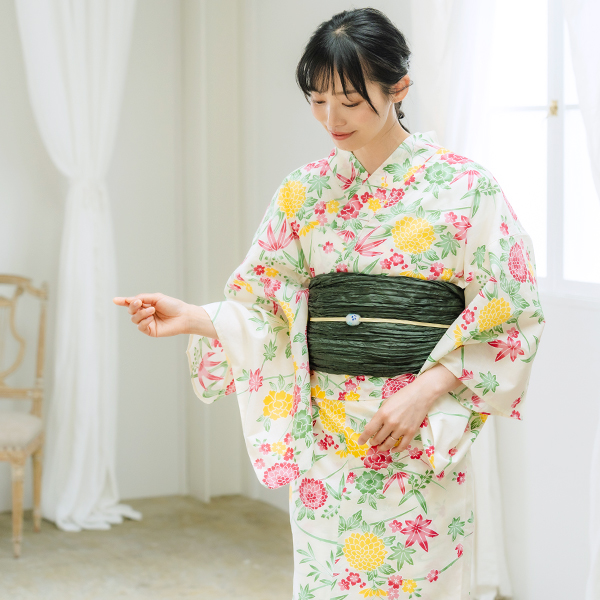 浴衣 レディース セパレート浴衣 浴衣セット 3点 ( ゆかた へこ
