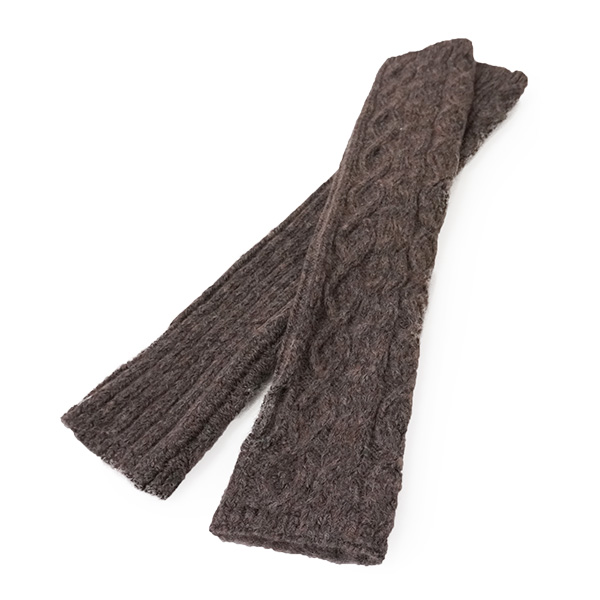 アームウォーマー2枚 モカ&ブラウン アームウォーマー2枚 モカ