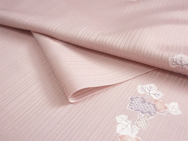 雨コート 反物 着物用 撥水加工 薄ピンク 瓢箪 セミオーダー 仕立て付 XS S M L XL 相田翔子好みの画像