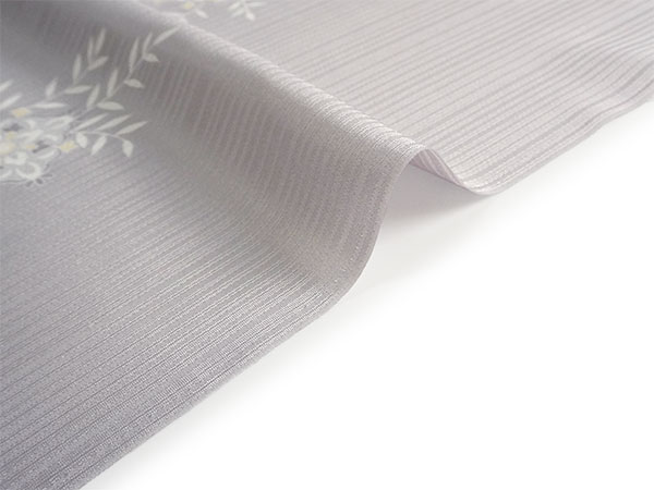 雨コート 反物 着物用 撥水加工 ライトグレー 宝相華 更紗 セミオーダー 仕立て付 XS S M L XL 相田翔子好み |  | 01