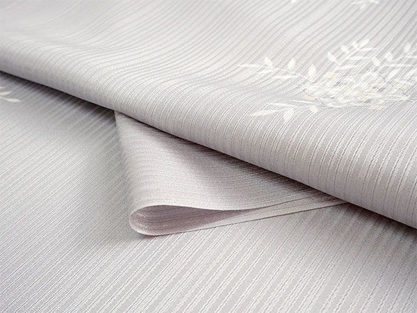 雨コート 反物 着物用 撥水加工 ライトグレー 宝相華 更紗 セミオーダー 仕立て付 XS S M L XL 相田翔子好み |  | 02