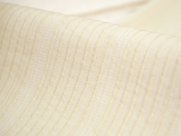 たけこ　半幅帯　リバーシブル帯　未使用保管品 レース 半幅帯 ネイビー 縞 リバーシブル ホワイト ストライプ