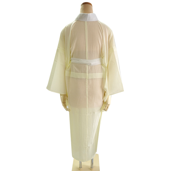 【新品】東レシルック 単衣長襦袢 爽竹 150～155cm KP-2 東レ爽竹】新開発ストレッチ長襦袢 カラー無地「藍銀煤竹色