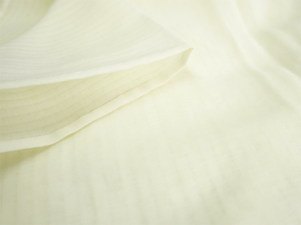 東レ 爽竹 長襦袢 洗える長襦袢 夏 イエロー M L サイズ 半衿付き