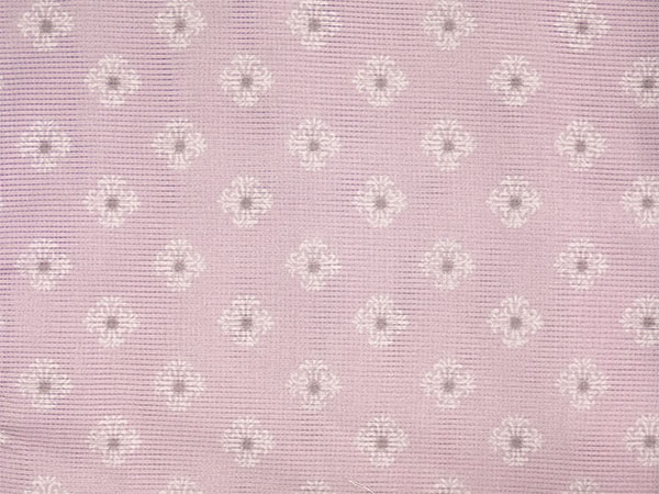 洗える 夏着物 絽 お仕立て上がり 単品 ピンク 華紋 小花 Lサイズ 和服