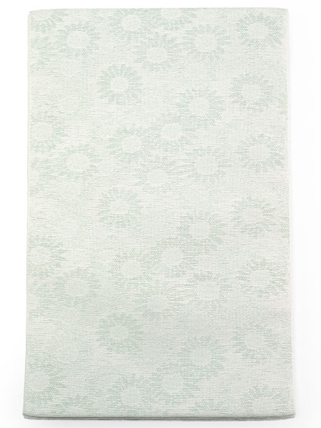 洗える着物 夏きもの 紗 コーディネートセット 4点 L グレー 更紗 縞