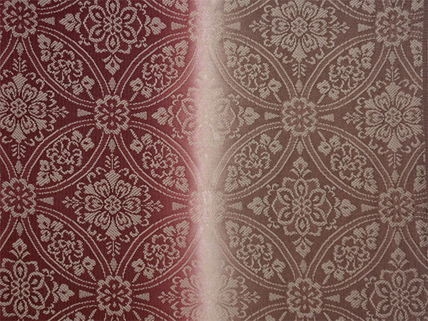 帯揚げ 帯締め セット 絹 ワインレッド 焦茶 七宝 唐花 帯あげ 丹後