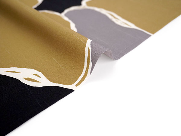 洗える着物 反物 小紋 紬風 レディース セミオーダー 仕立て付 黄