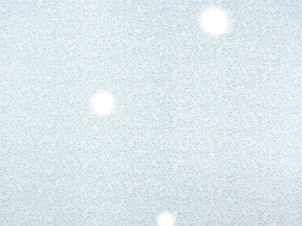 洗える着物 反物 小紋 紬風 レディース セミオーダー 仕立て付 薄青 江戸小紋調 南天 袷 単衣 テイジン素材 NKF 和装の画像