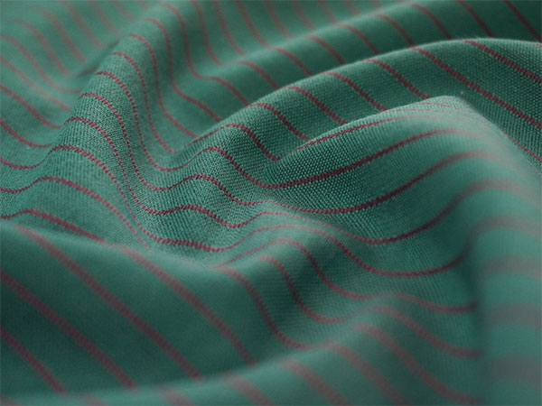 綿 きもの 反物 米沢織 小紋 フルオーダー仕立て付き グリーン 縞 KIPPE 単衣 春 秋 冬 カジュアル 和装 日本製 |  | 03