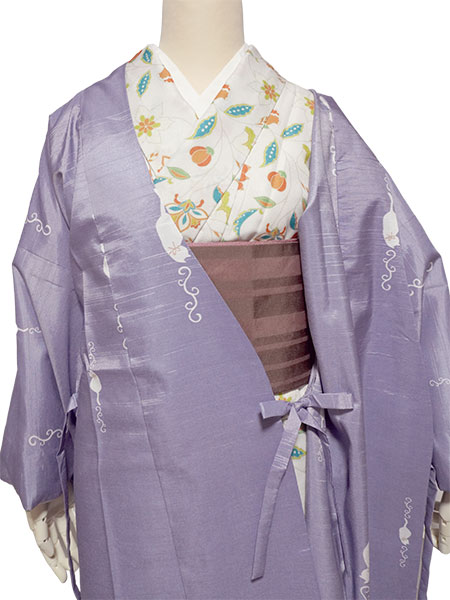 着物 雨コート 一部式 Sサイズ パープル ねこ 道中着衿 仕立て上がり ポリエステル 塵除け 洗える 雨の日 |  | 06