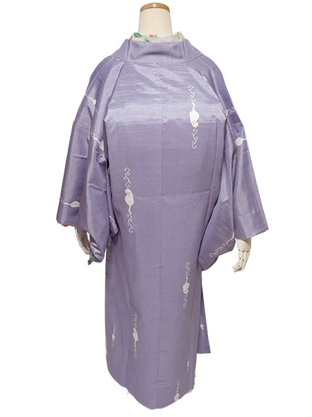 着物 雨コート 一部式 Sサイズ パープル ねこ 道中着衿 仕立て上がり ポリエステル 塵除け 洗える 雨の日 |  | 08