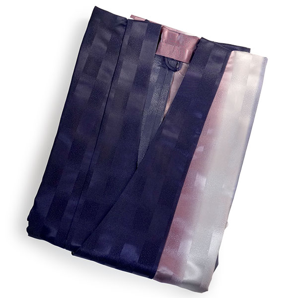 着物 雨コート 一部式 Mサイズ ネイビー パープル ぼかし 道中着衿 仕立て上がり ポリエステル 塵除け 洗える 雨の日 |  | 01