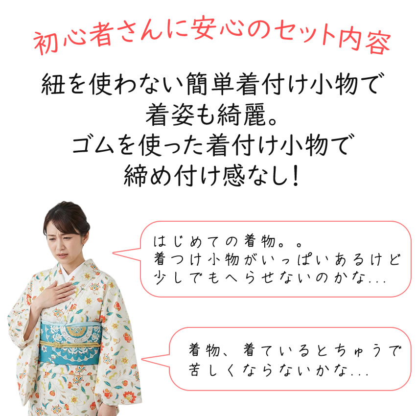 2026新春福袋 着物デビューがうまくいく16点セット 洗える着物 名古屋