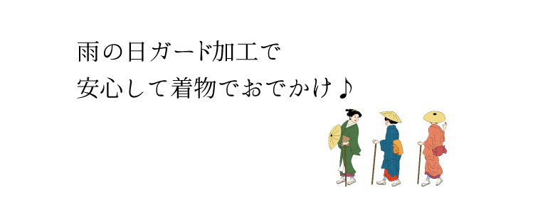 ガード加工 【 お仕立て上がり 色無地 付け下げ 】 撥水 防カビ
