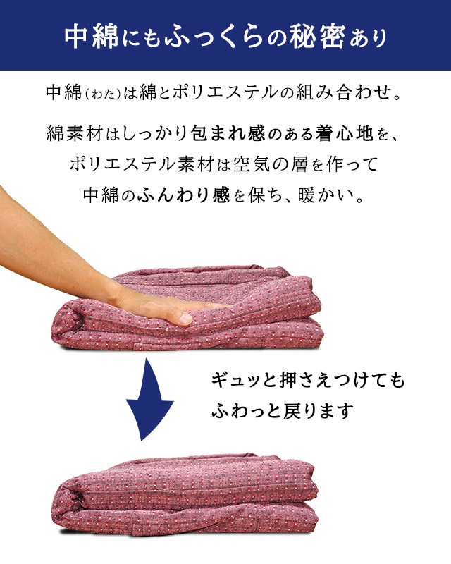 中綿ふっくら