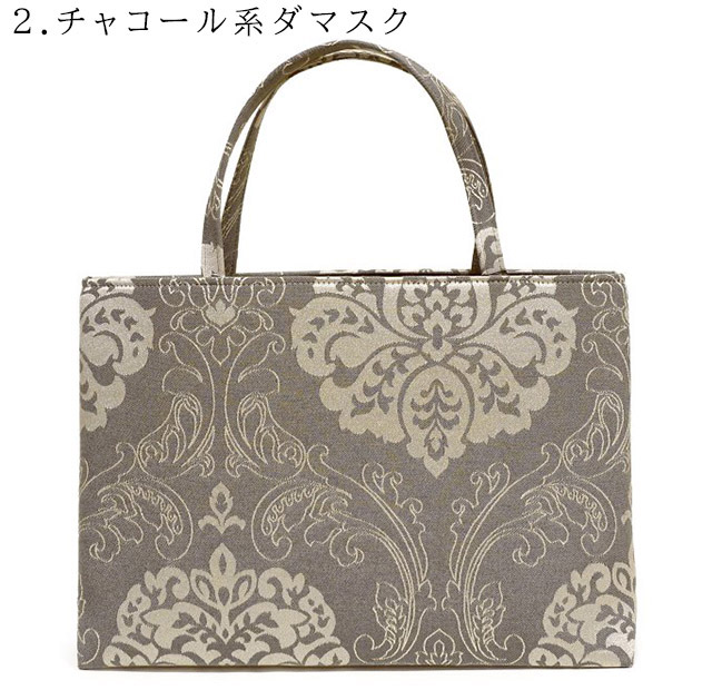 和装用バッグ グレー 渦巻き模様　未使用品 尾州織り A4がそのまま入る 手提げバッグ 日本製 カジュアル 和装