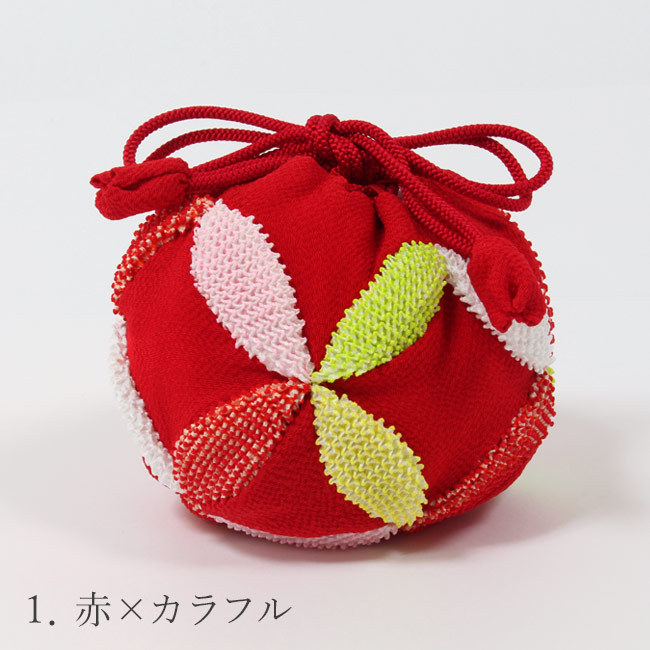 新品★和装バッグ　正絹鹿子絞り巾着　七宝の絞り　紫 草履 巾着 バッグ セット 正絹 日本製 七五三 鹿の子 絞り柄
