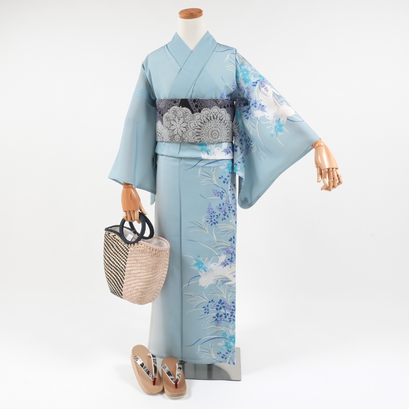 きもの 和 浴衣 レディース 単品 プレタ 撫松庵 セオα 秋風うさぎ