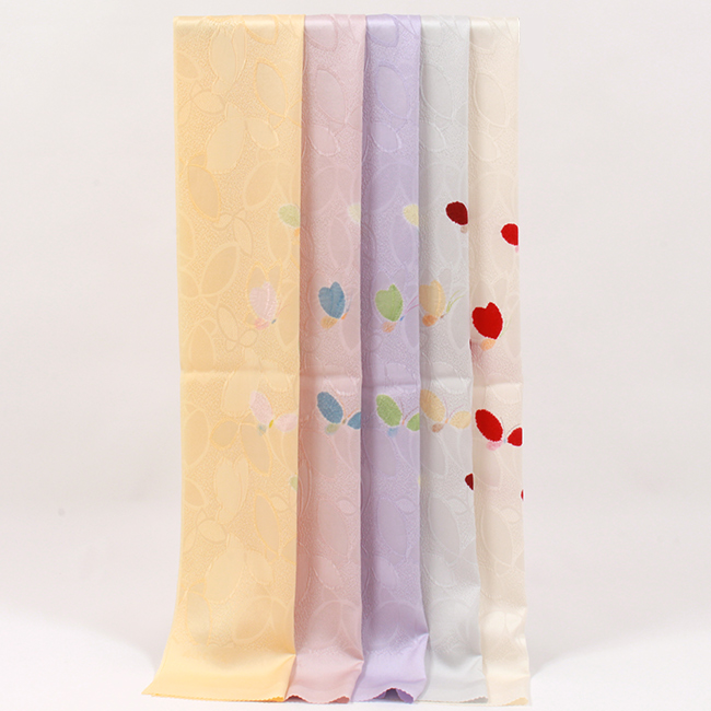 付下げ 身丈163cm 裄丈67.5cm L 袷 桜 地紋 薄紫 正絹 美品 秀品