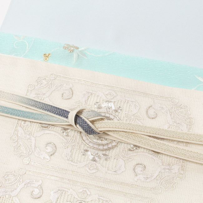 きもの 和 袋帯 手刺繍 特選 刺繍創作 汕頭 スワトウ 刺繍 アラベスク