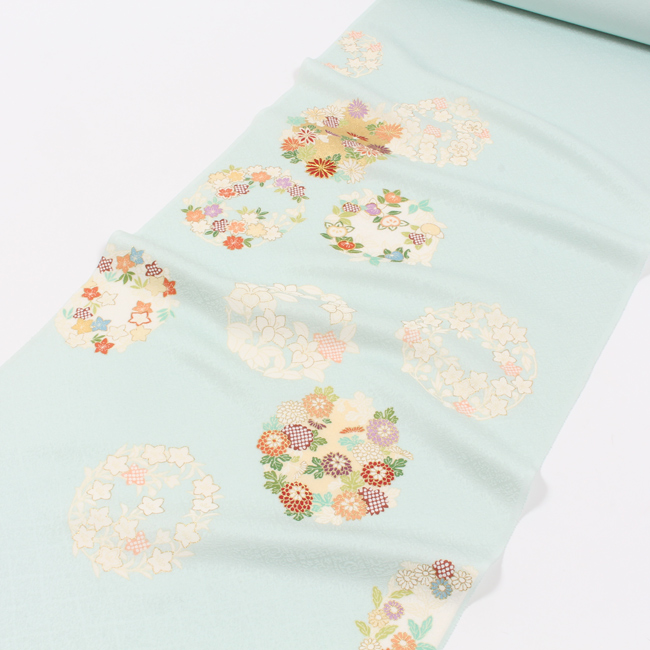 新品 未仕立て 吉澤友禅 訪問着 豪華 引箔 金駒刺繍 丹後