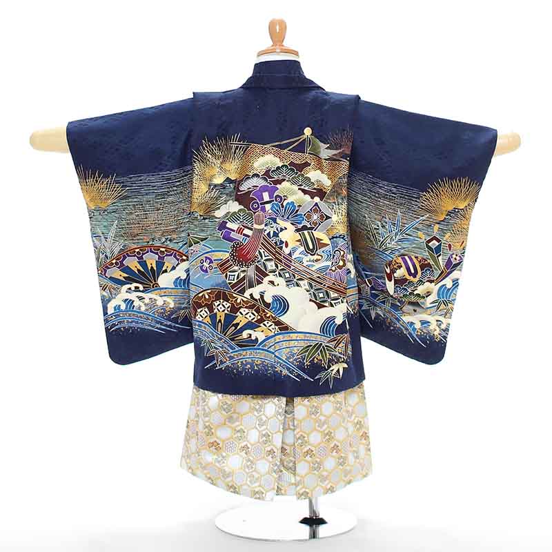 レンタル 七五三 男の子 羽織袴 12点セット 袴レンタル フルセット