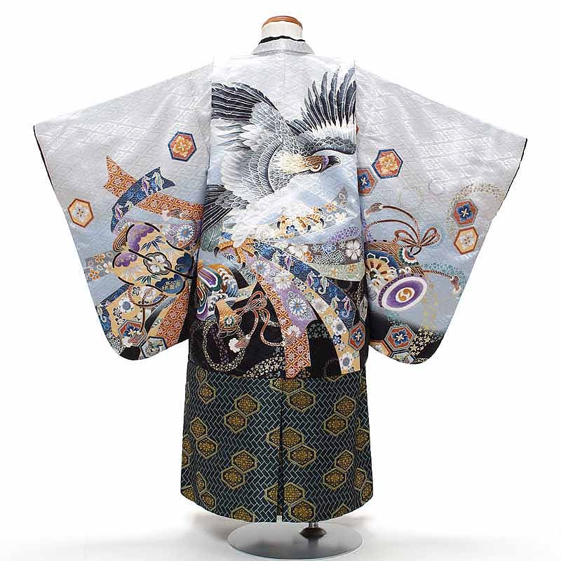 レンタル 7泊8日OK 七五三 男の子 羽織袴 12点セット 袴レンタル フル