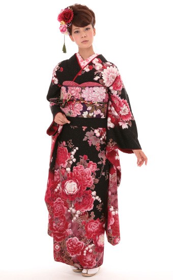 成人式 ショール 振袖レンタル 正絹 シンプル fg-129 フルセット一式