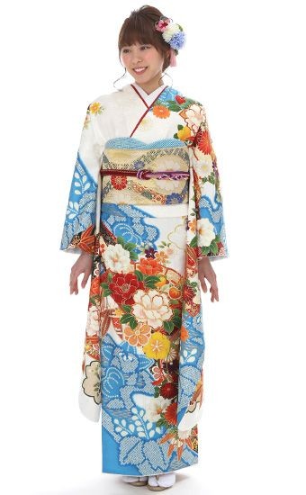 成人式 ショール 振袖レンタル 正絹 総絞り fg-316 フルセット一式