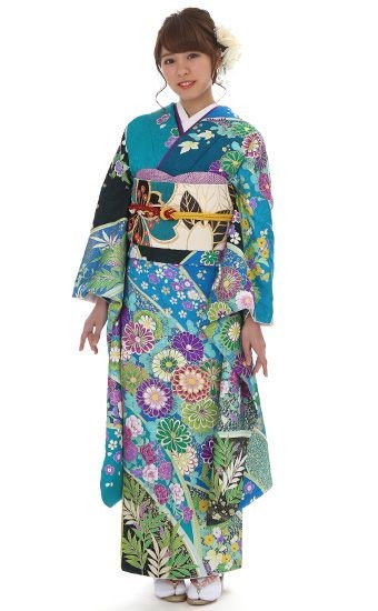 振袖　桂由美　正絹　ショールセット YUMI KATSURA 成人式 ショール 振袖レンタル 桂由美 正絹 fg-337