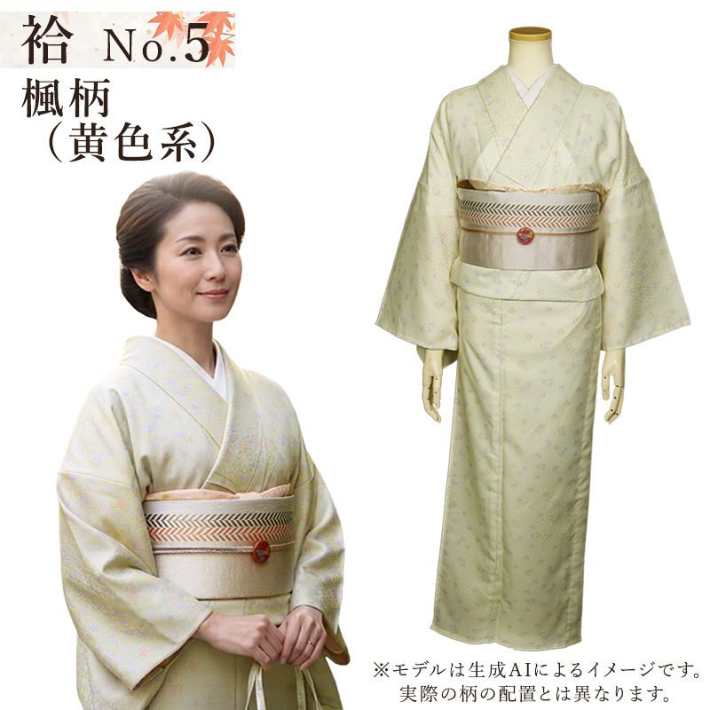 新柄入荷♪♪／ 洗える着物 袷せ 小紋 袷 全8種 レディース 仕立て