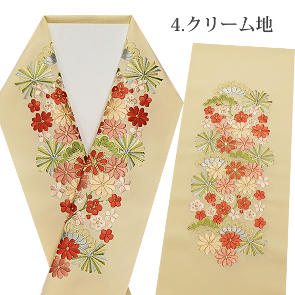 刺繍半襟
