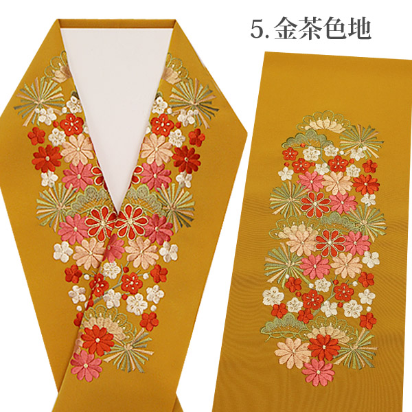 刺繍半襟