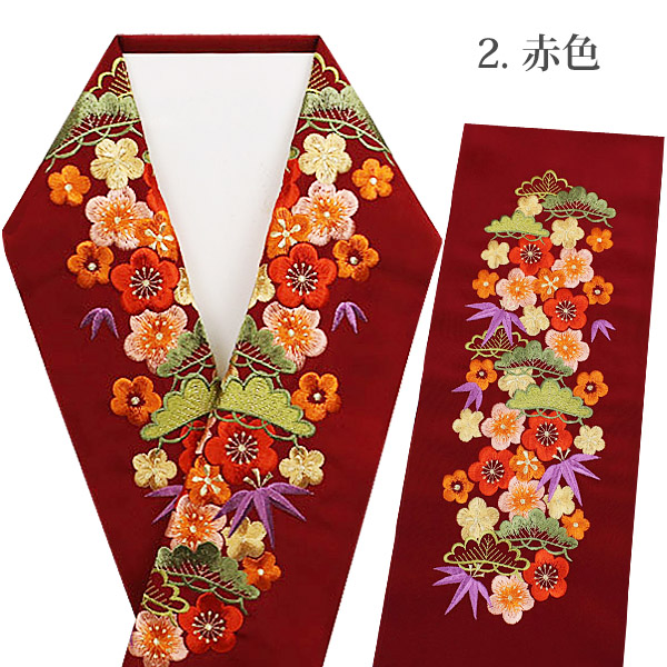 刺繍半襟