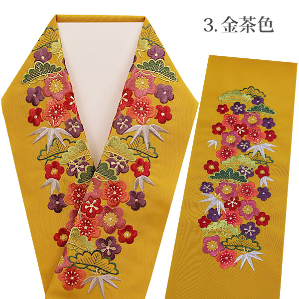 刺繍半襟
