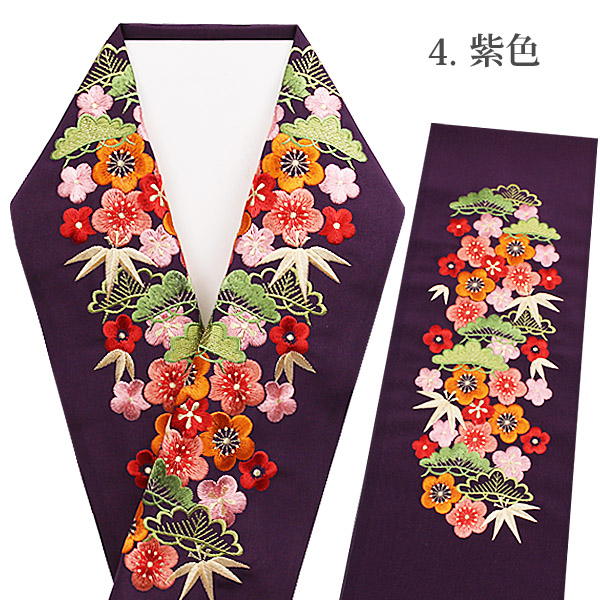 刺繍半襟