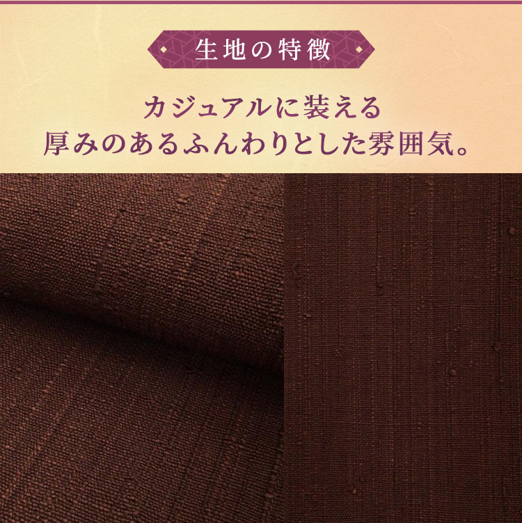 名古屋帯 美品 秀品 紬地 筍 野菜 刺繍 山吹茶色 正絹｜中古