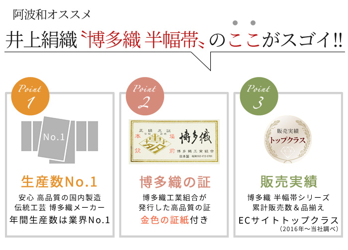 博多 半幅帯 正絹 リバーシブル 半幅帯 長尺 博多織 小袋帯 四崩し 更紗 柄 選べる4色日本製 井上絹織 伝統工芸 筑前 博多帯 浴衣 帯 金証紙｜kimonoawawa｜13