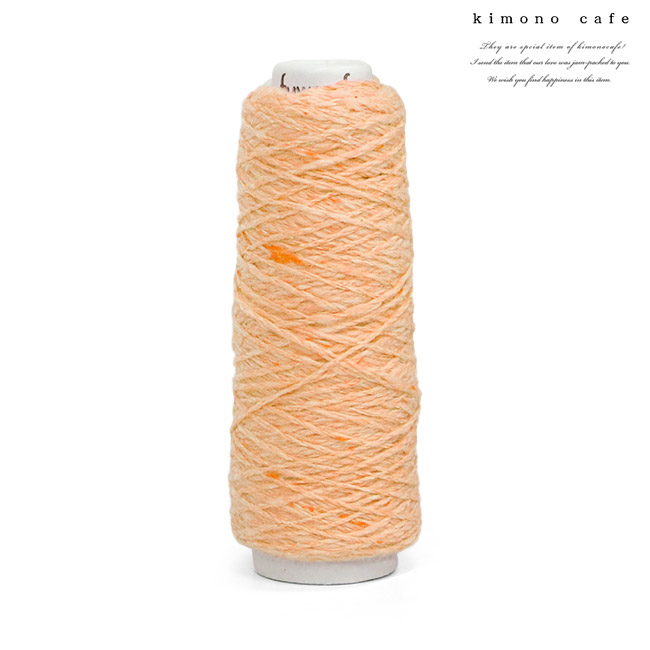 kimono cafe ガラ紡 綿糸 20g 綿 100％ 手芸用 編み糸 トップ
